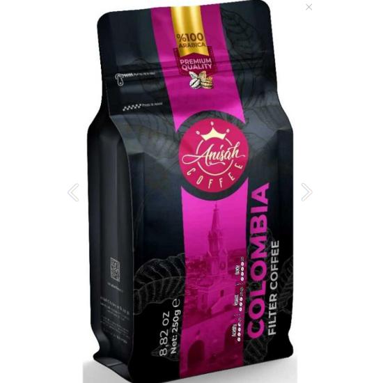 Колумбия 100% кофе в зернах арабики с фильтром | 250г | Средняя обжарка-средняя обжарка